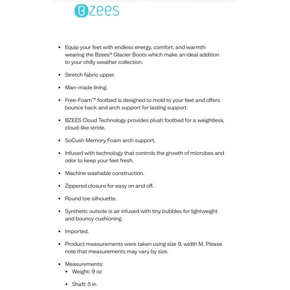 NIB Bzees Glacier 9M Zipper Comfort Lightweight Ankle Boots Booties Taupe - Picture 10 of 14